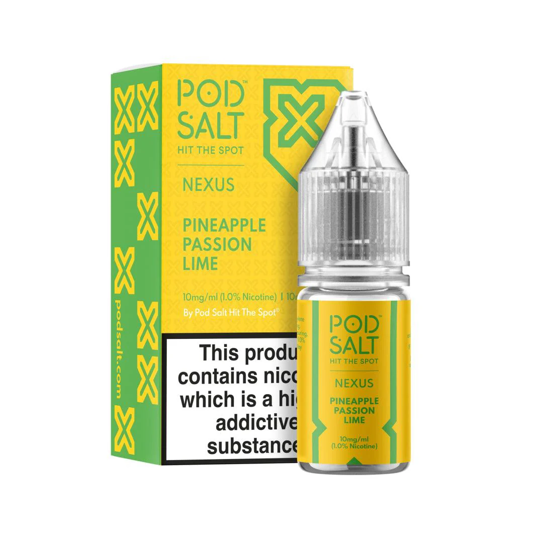Pineapple Passion Lime Nexus by Pod Salt Nic 10ml - 20mg
