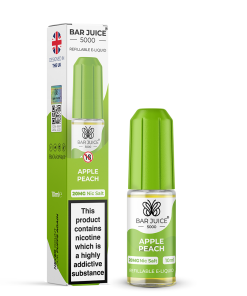 Apple Peach Nic Salt Bar Juice 5000 10ML 20MG