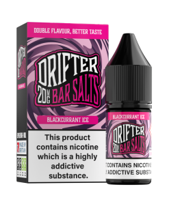 Blackcurrant Ice - By Drifter Bar Juice Nic Salt - 10ml -20mg