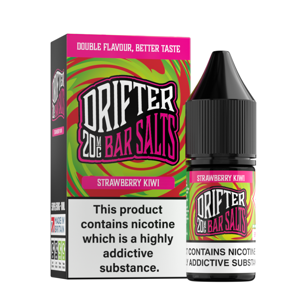 Strawberry Kiwi - By Drifter Bar Juice Nic Salt - 10ml -20mg