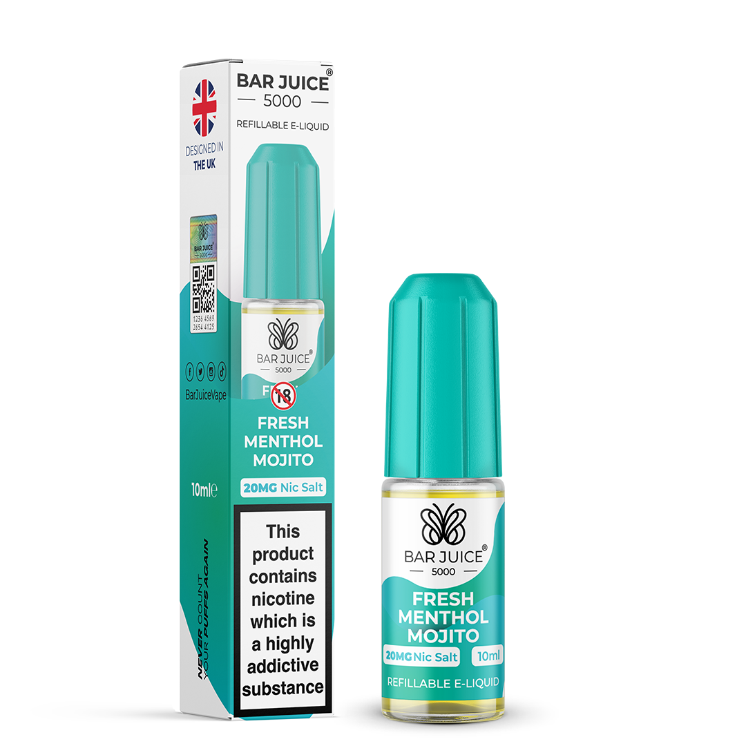 Fresh Menthol Mojito Nic Salt Bar Juice 5000 10ML 20MG