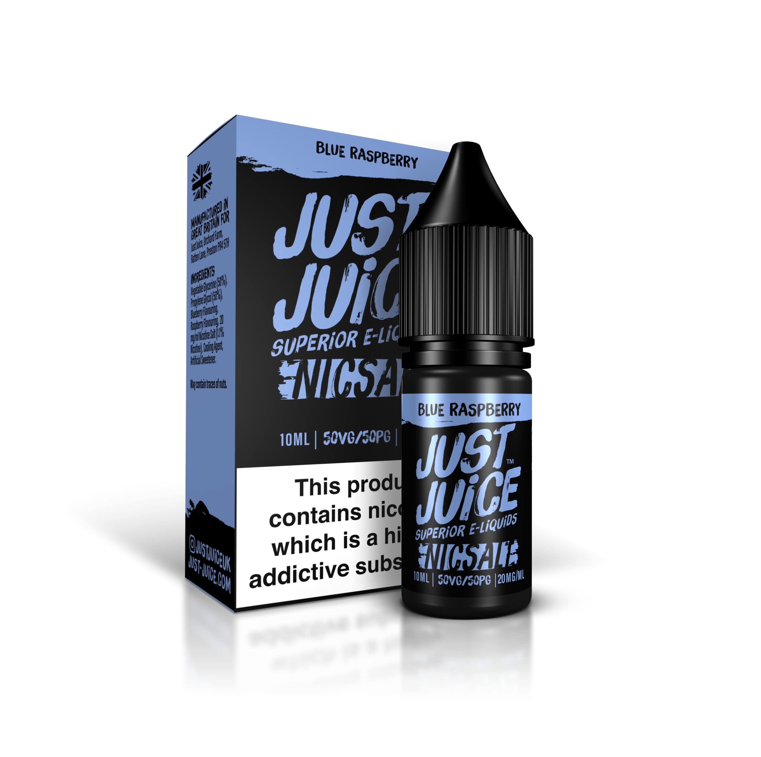 Blue Raspberry - Just Juice - Nic Salt - 10ml - 20mg