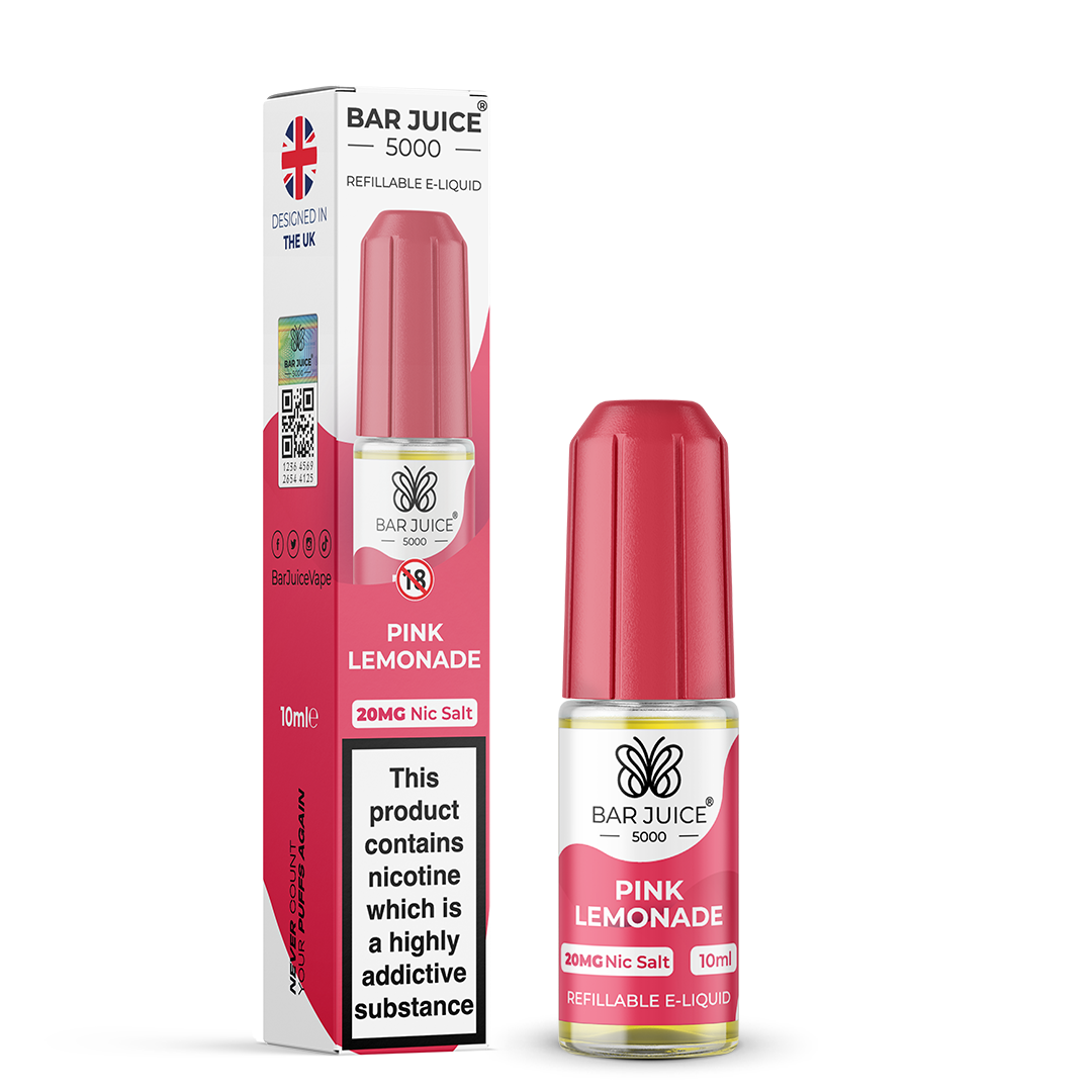 Pink Lemonade Nic Salt Bar Juice 5000 10ML 20MG