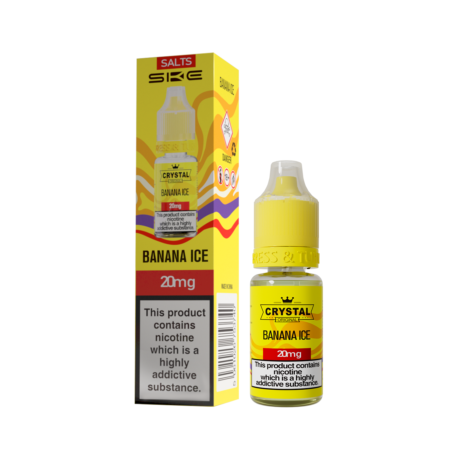 Banana Ice by SKE Crystal 10ml - 20mg