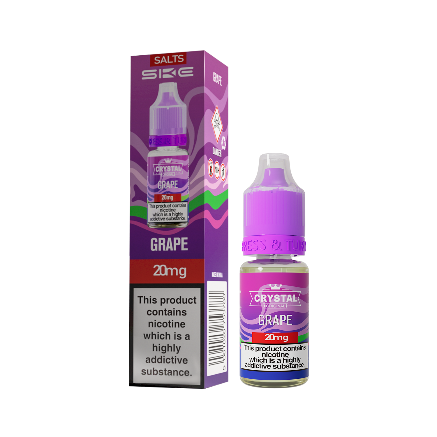 Grape by SKE Crystal 10ml - 20mg