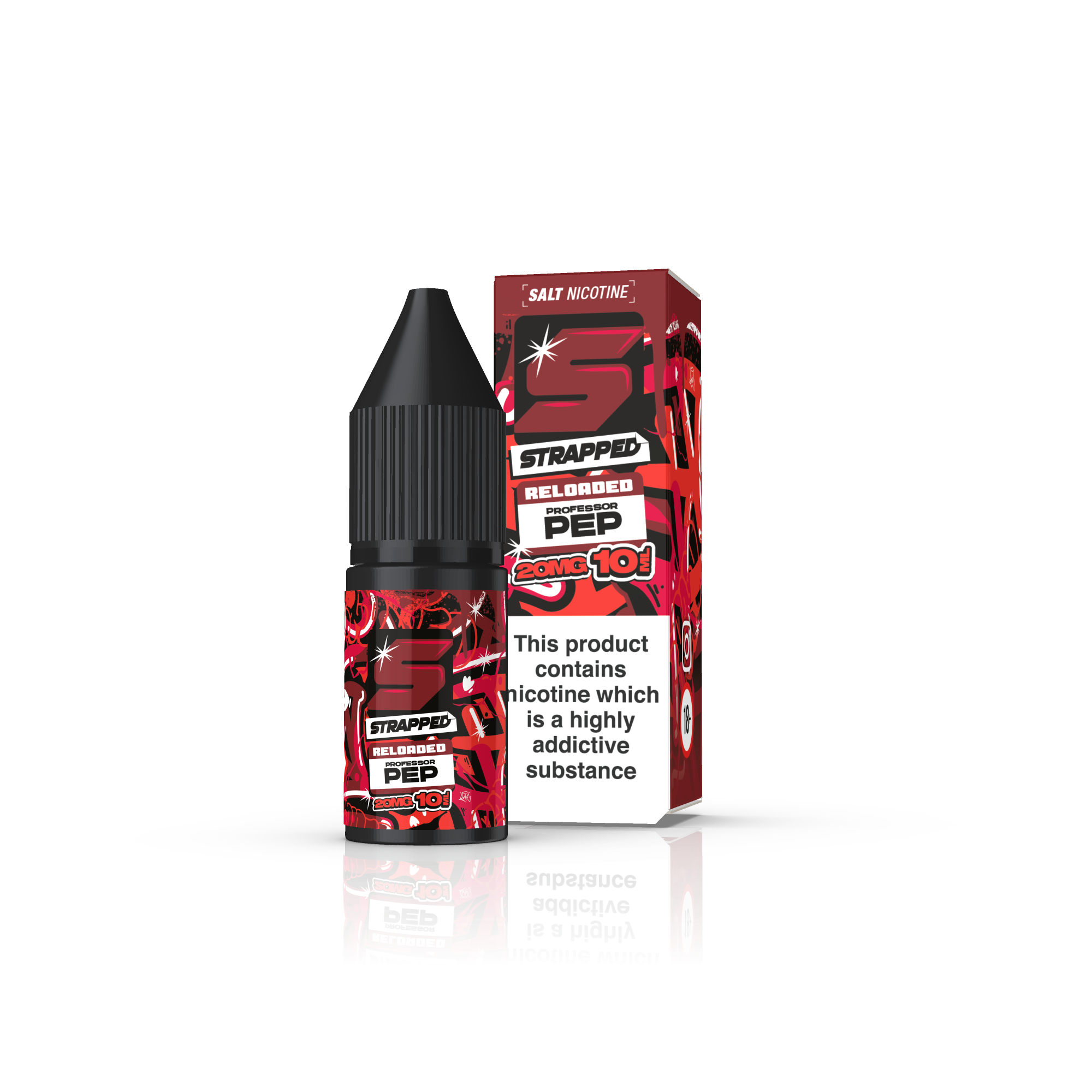 Professor Pep by Strapped Reload Nic Salt 10ml - 20mg
