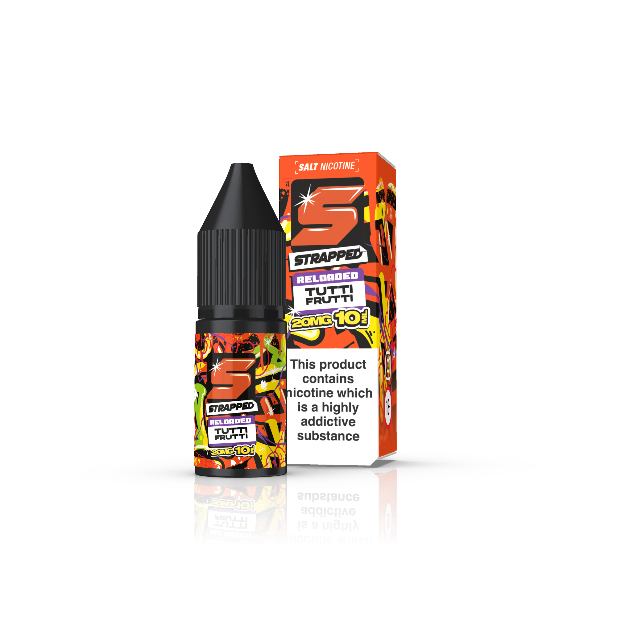 Tutti Frutti by Strapped Reload Nic Salt 10ml - 20mg