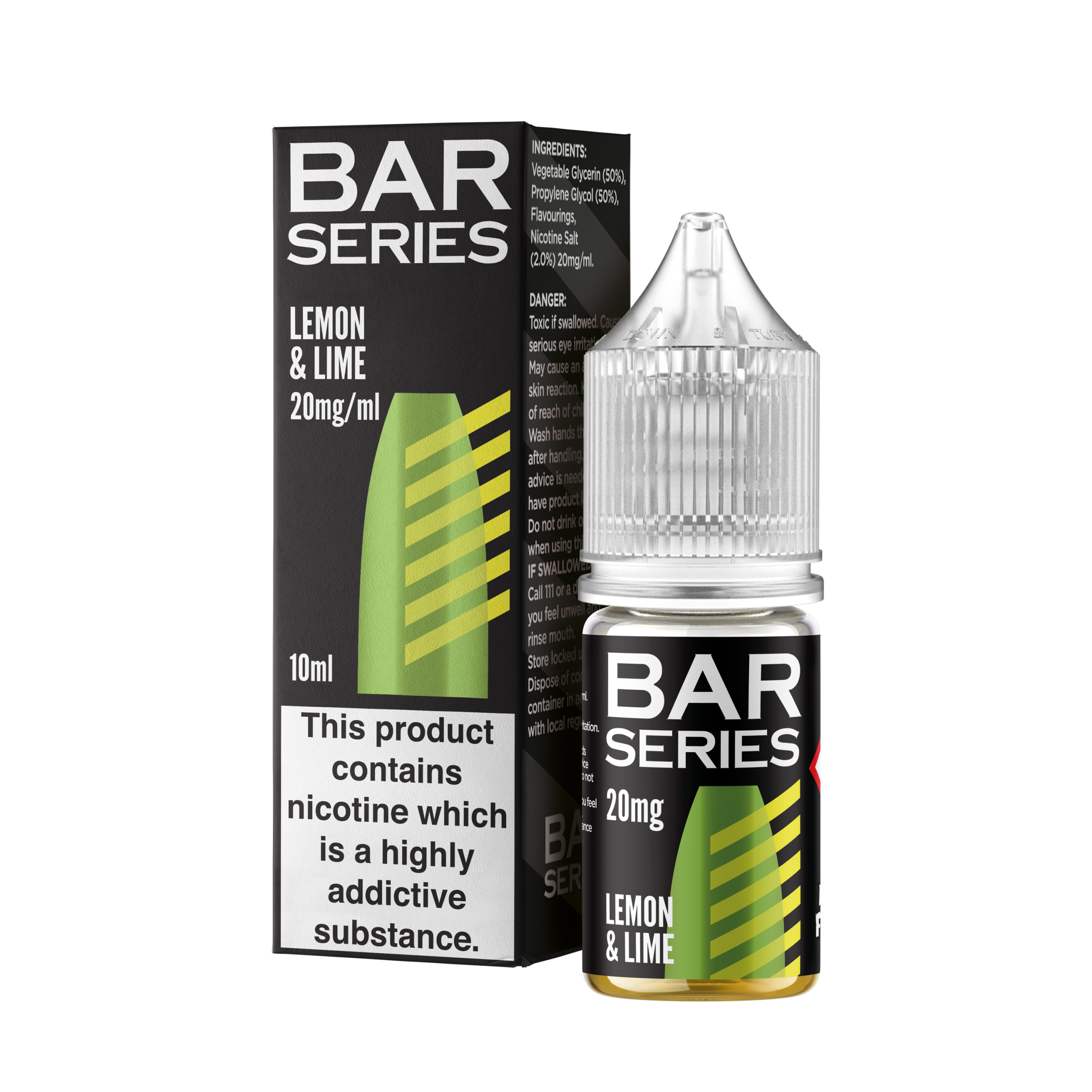 Lemon & Lime by Bar Series 10ml - 20mg