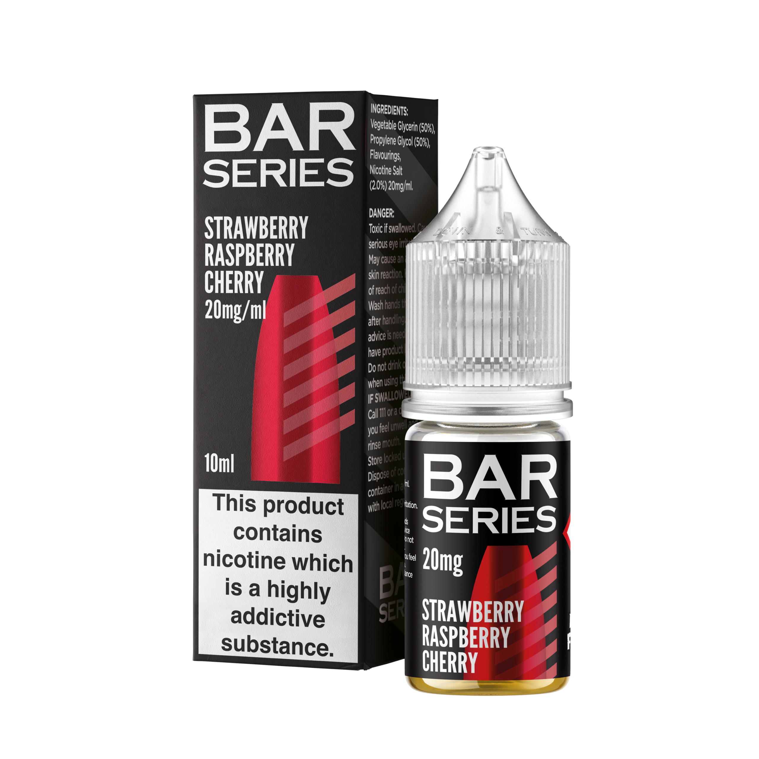 Strawberry Raspberry Cherry by Bar Series 10ml - 20mg