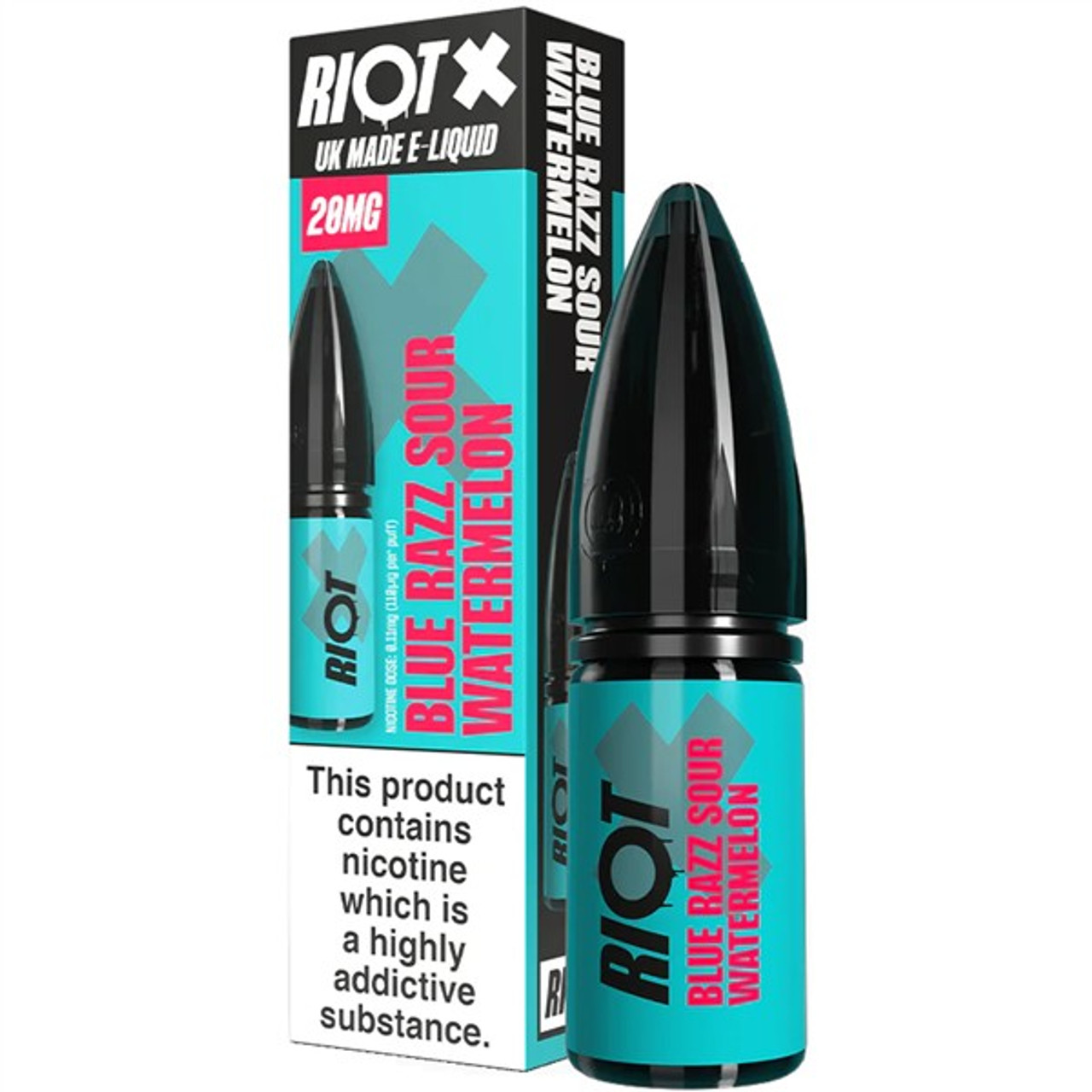 Riot X Blue Razz Sour Watermelon Salt by Riot Squad 10ml – 20mg