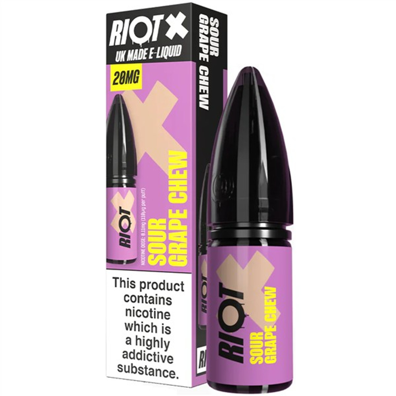 Riot X Sour Grape Chew Salt by Riot Squad 10ml – 20mg