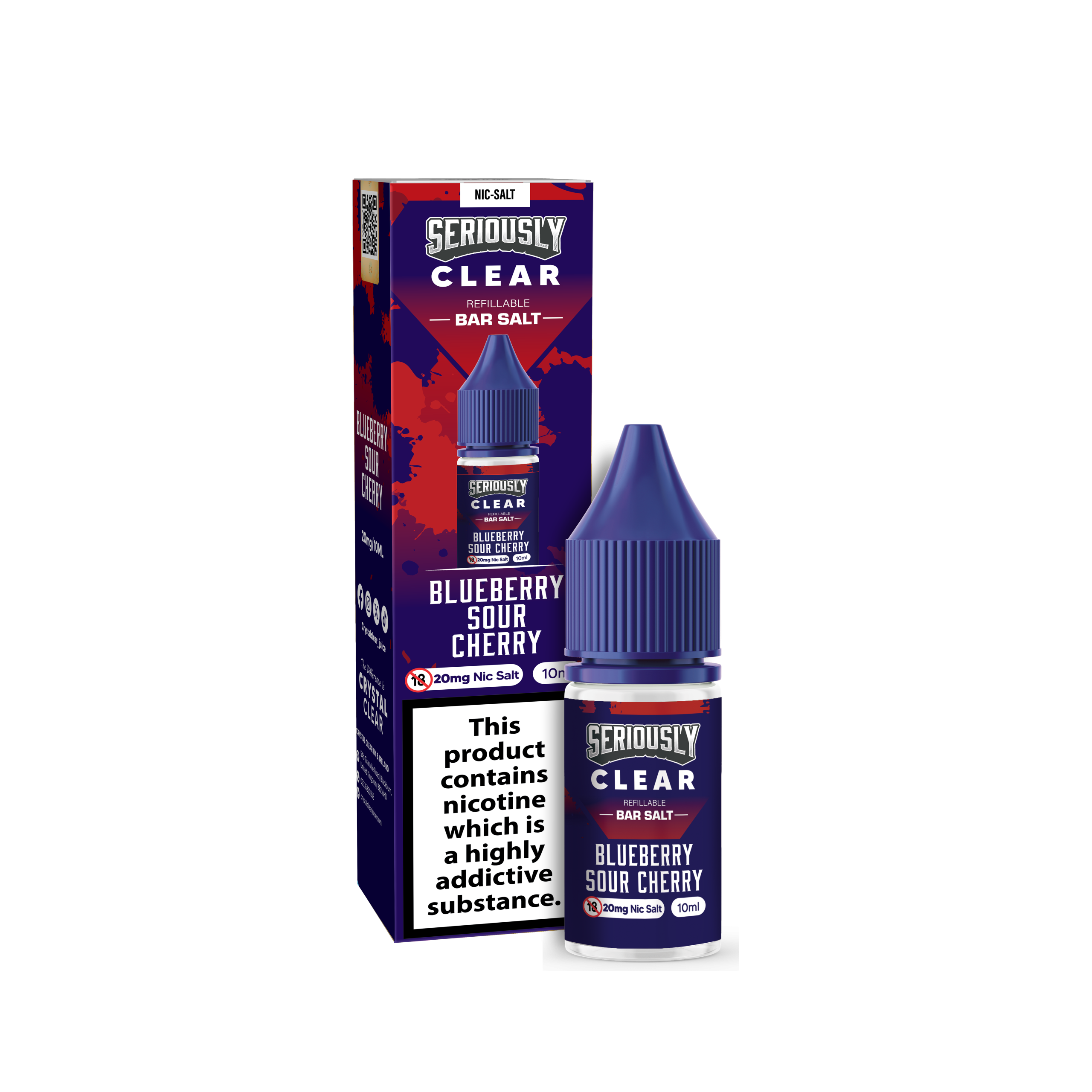 Blueberry Sour Cherry - Crystal Clear x Doozy - 10ml - 20mg