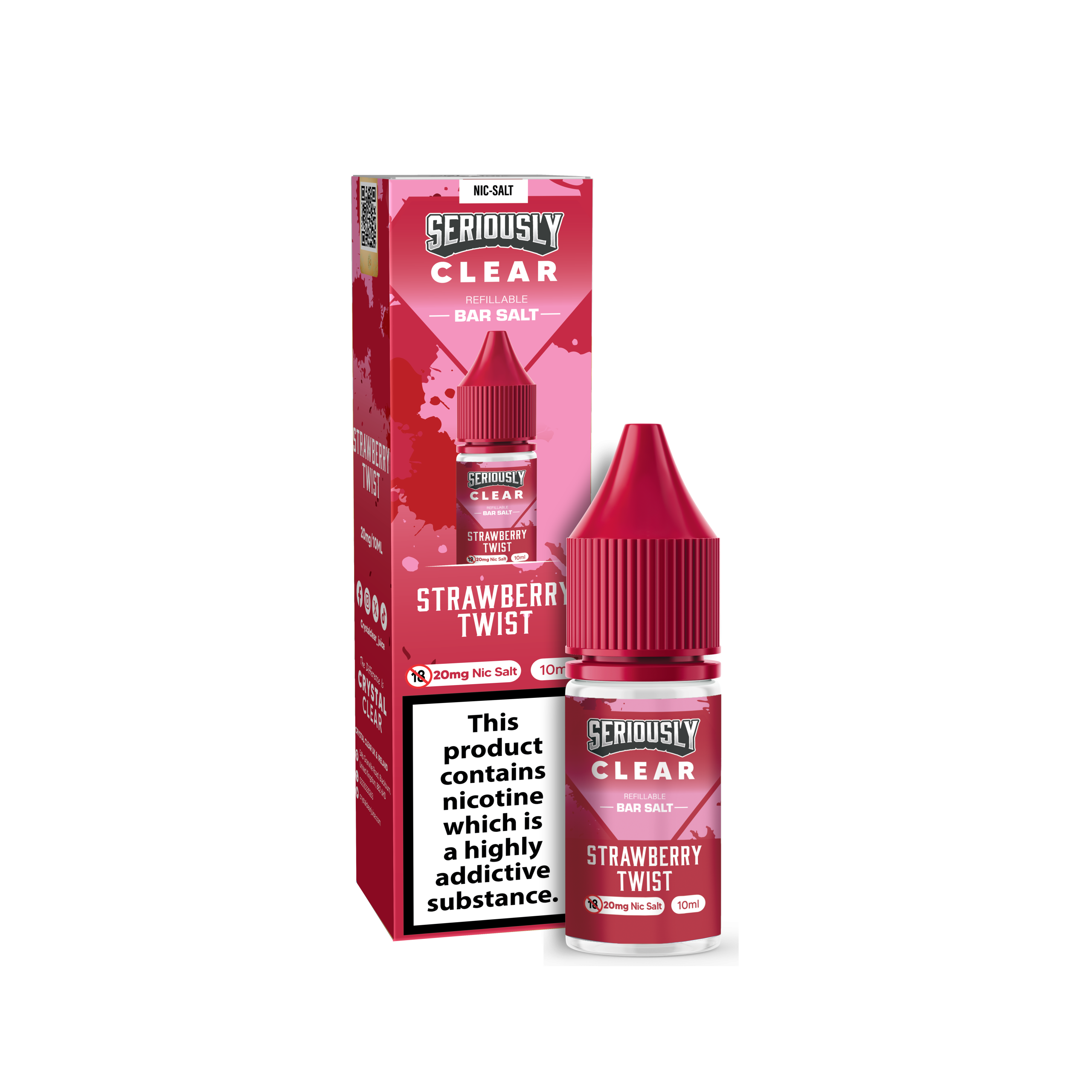 Strawberry Twist - Crystal Clear x Doozy - 10ml - 20mg
