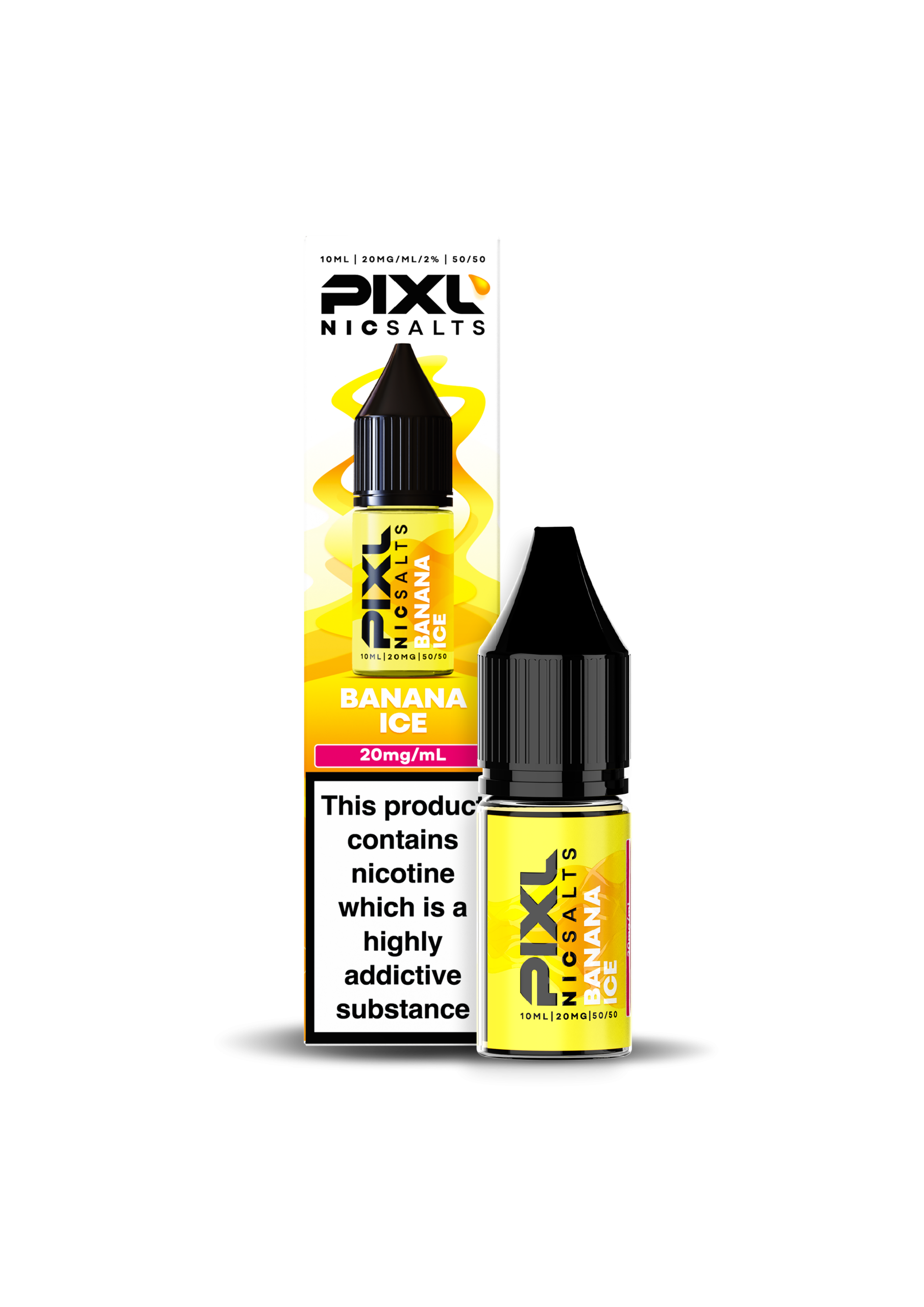 PIXL Nic Salt E-Liquid Banana Ice 10ml – 20mg