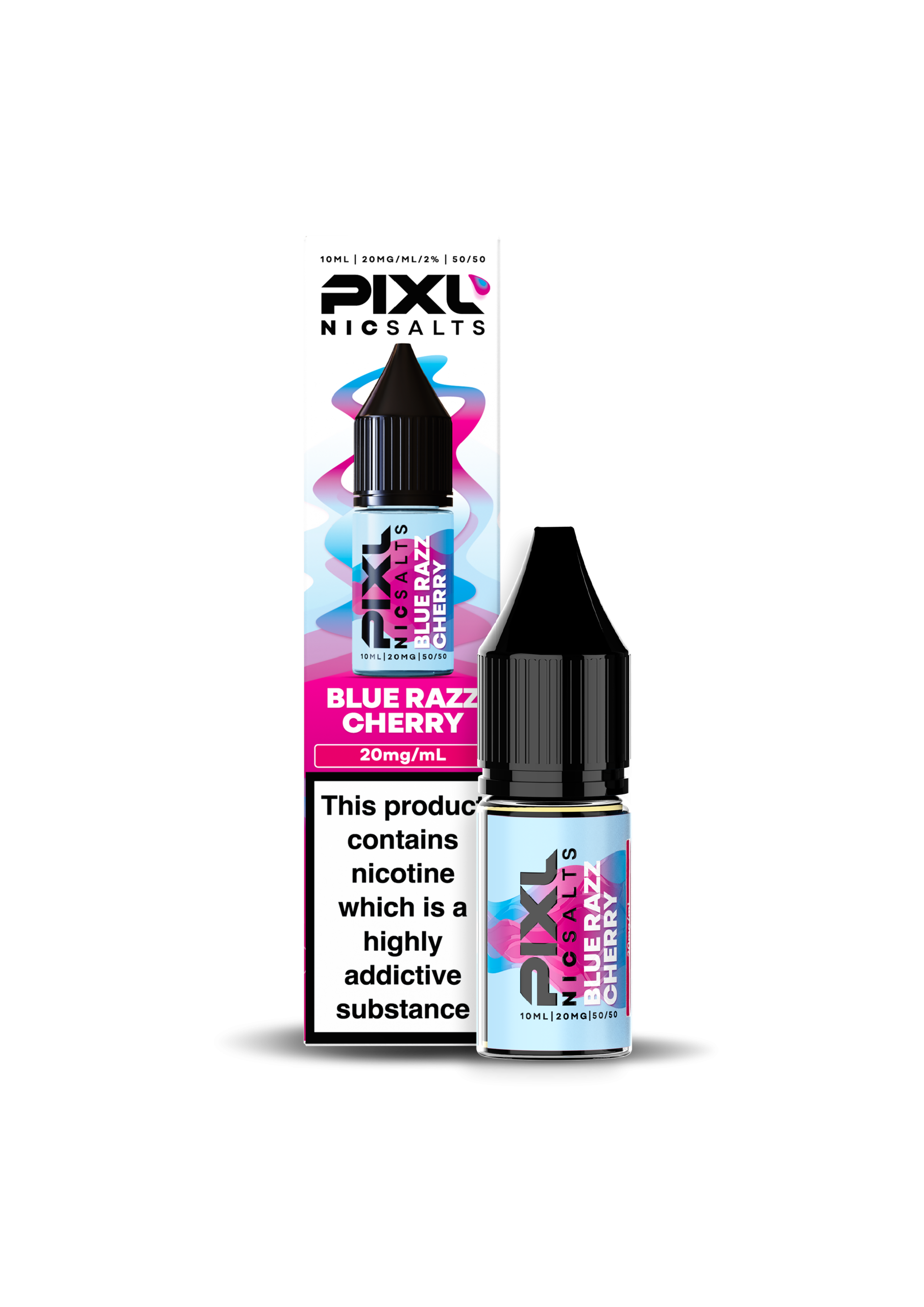 PIXL Nic Salt E-Liquid Blue Razz Cherry 10ml – 20mg