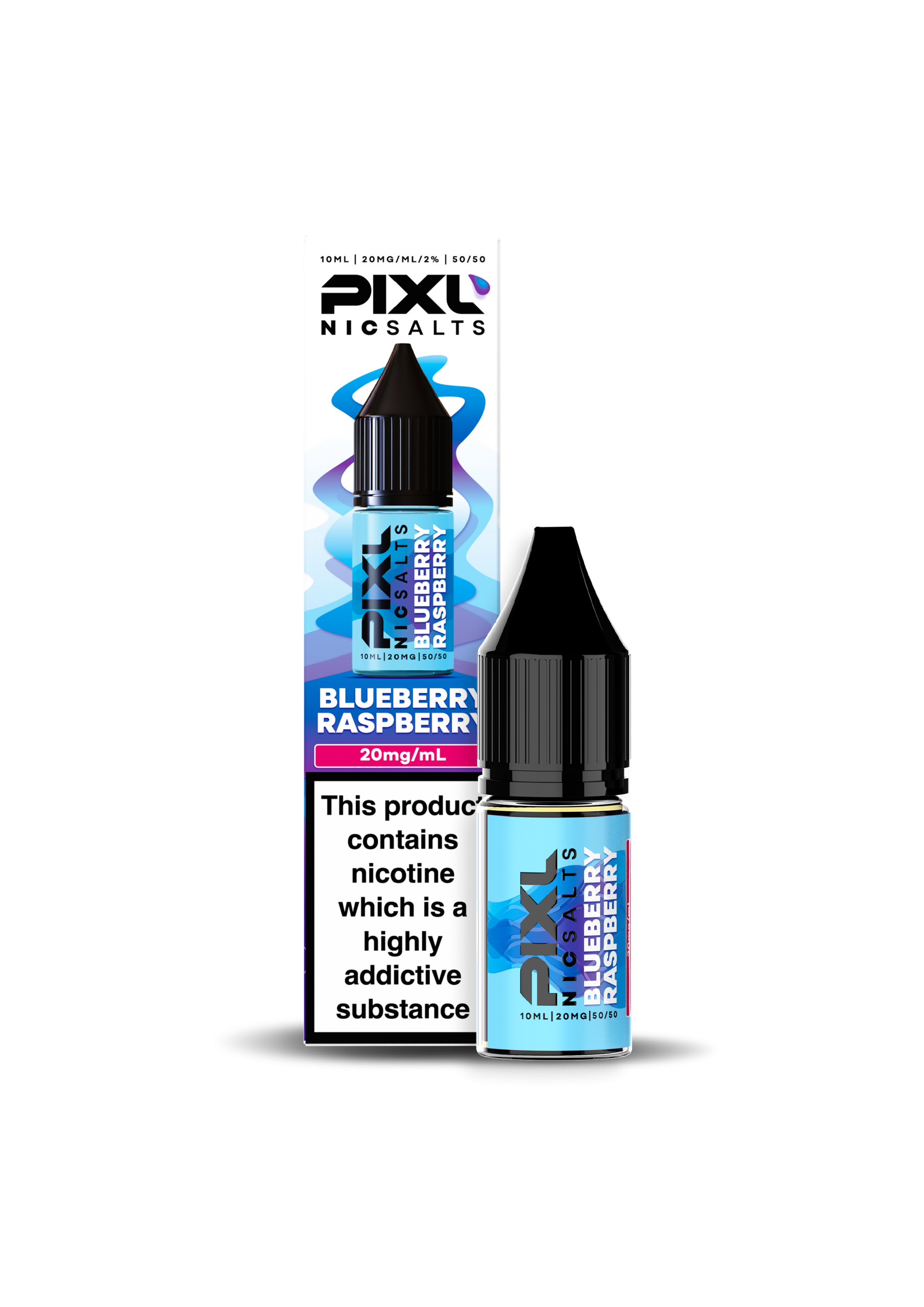 PIXL Nic Salt E-Liquid Blueberry Raspberry 10ml – 20mg