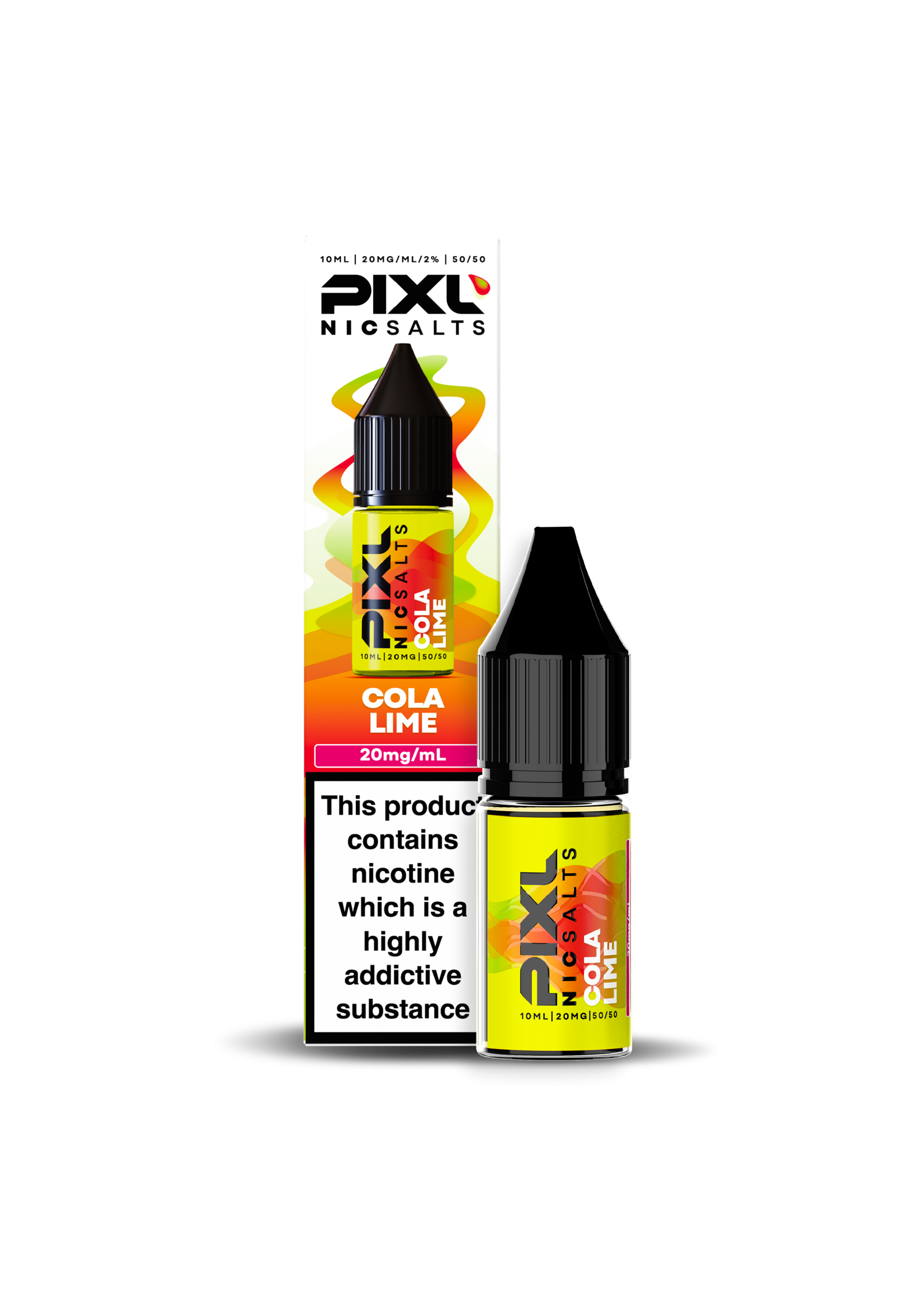 PIXL Nic Salt E-Liquid Cola Lime 10ml – 20mg