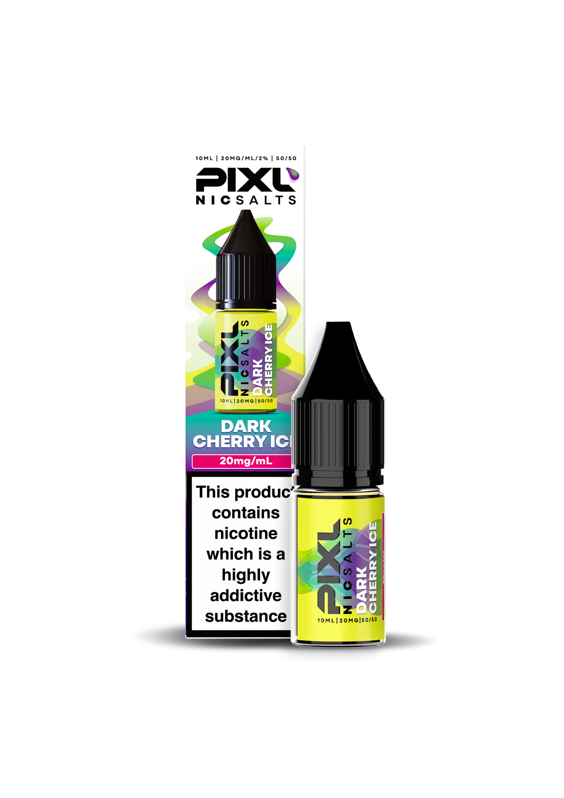 PIXL Nic Salt E-Liquid Dark Cherry Ice 10ml – 20mg
