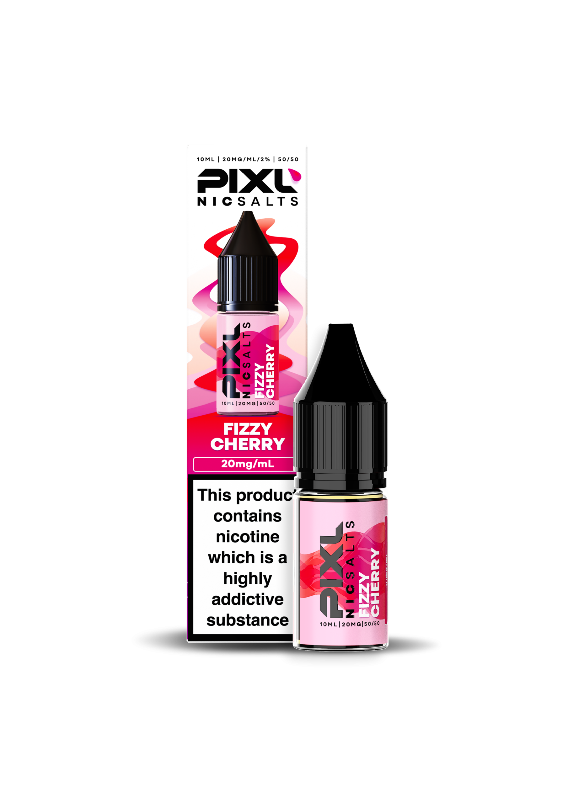 PIXL Nic Salt E-Liquid Fizzy Cherry 10ml – 20mg