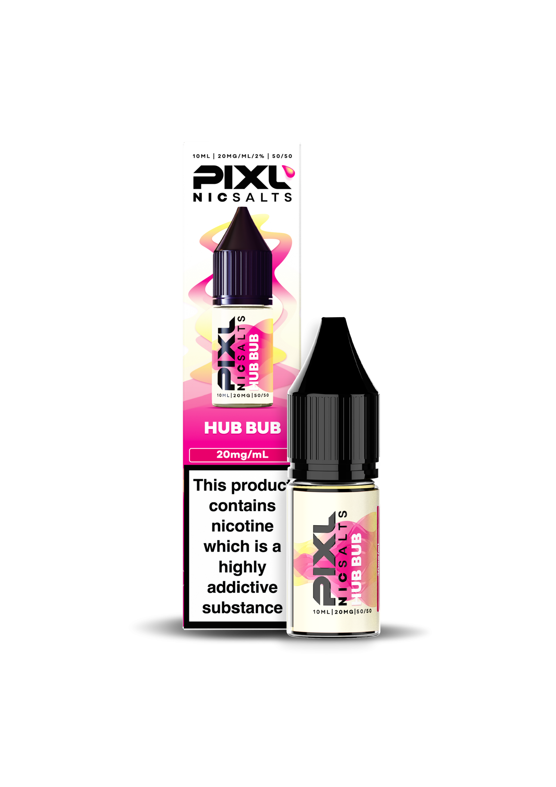 PIXL Nic Salt E-Liquid Hub Bub 10ml – 20mg