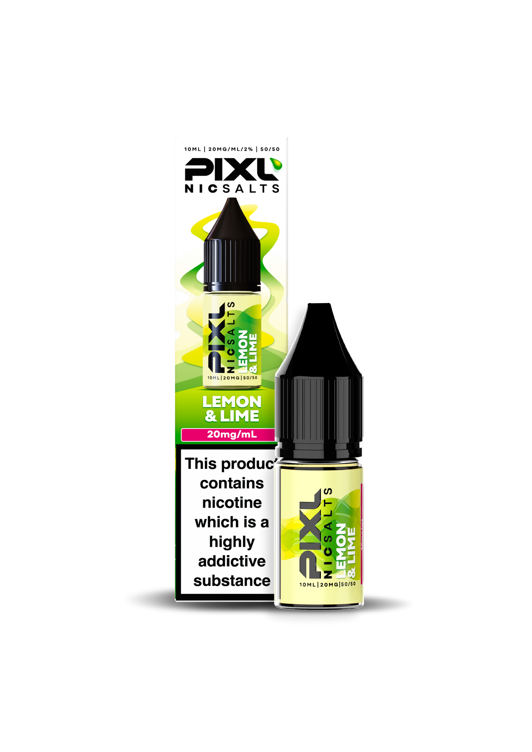 PIXL Nic Salt E-Liquid Lemon Lime 10ml – 20mg