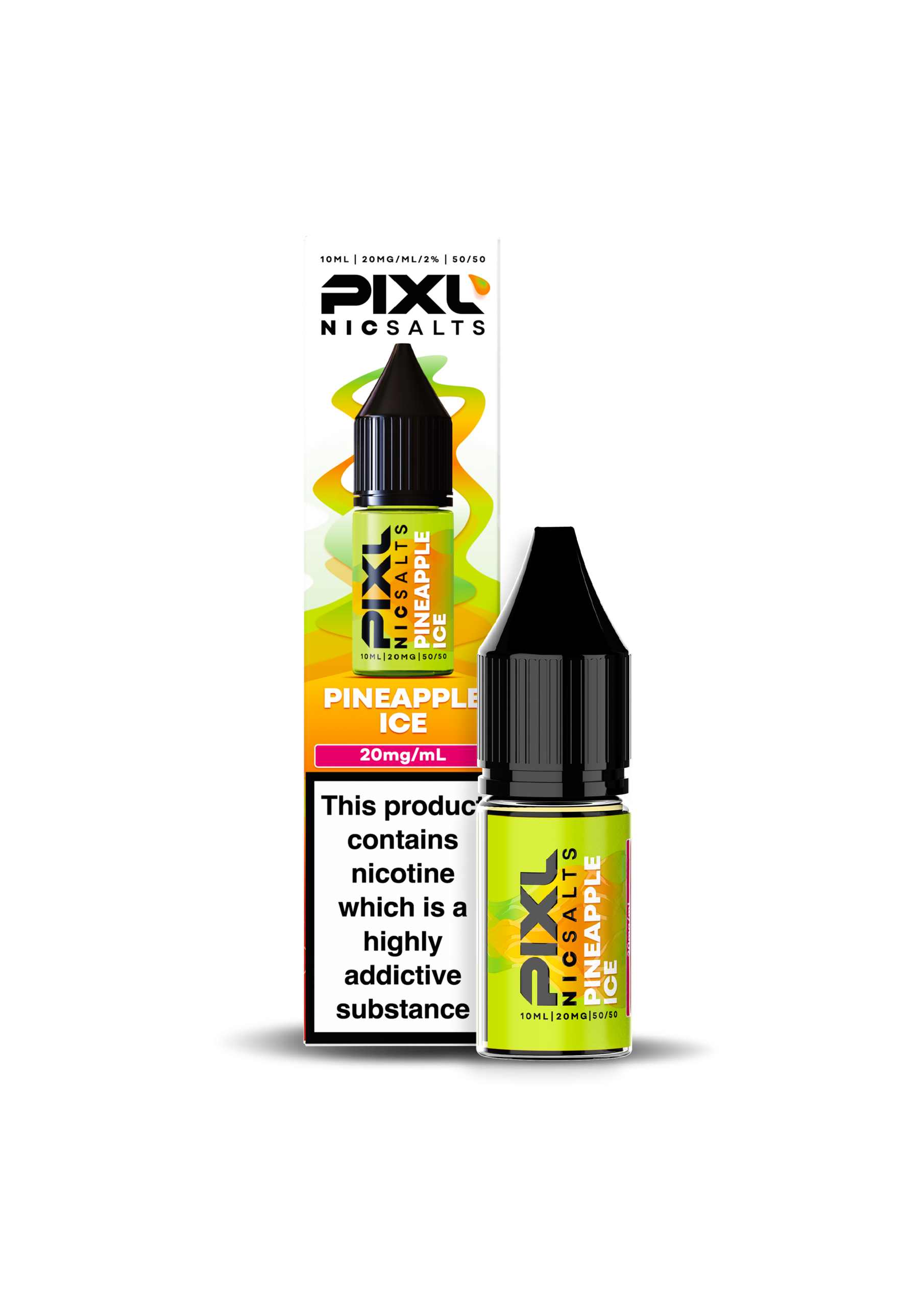 PIXL Nic Salt E-Liquid Pineapple Ice 10ml – 20mg