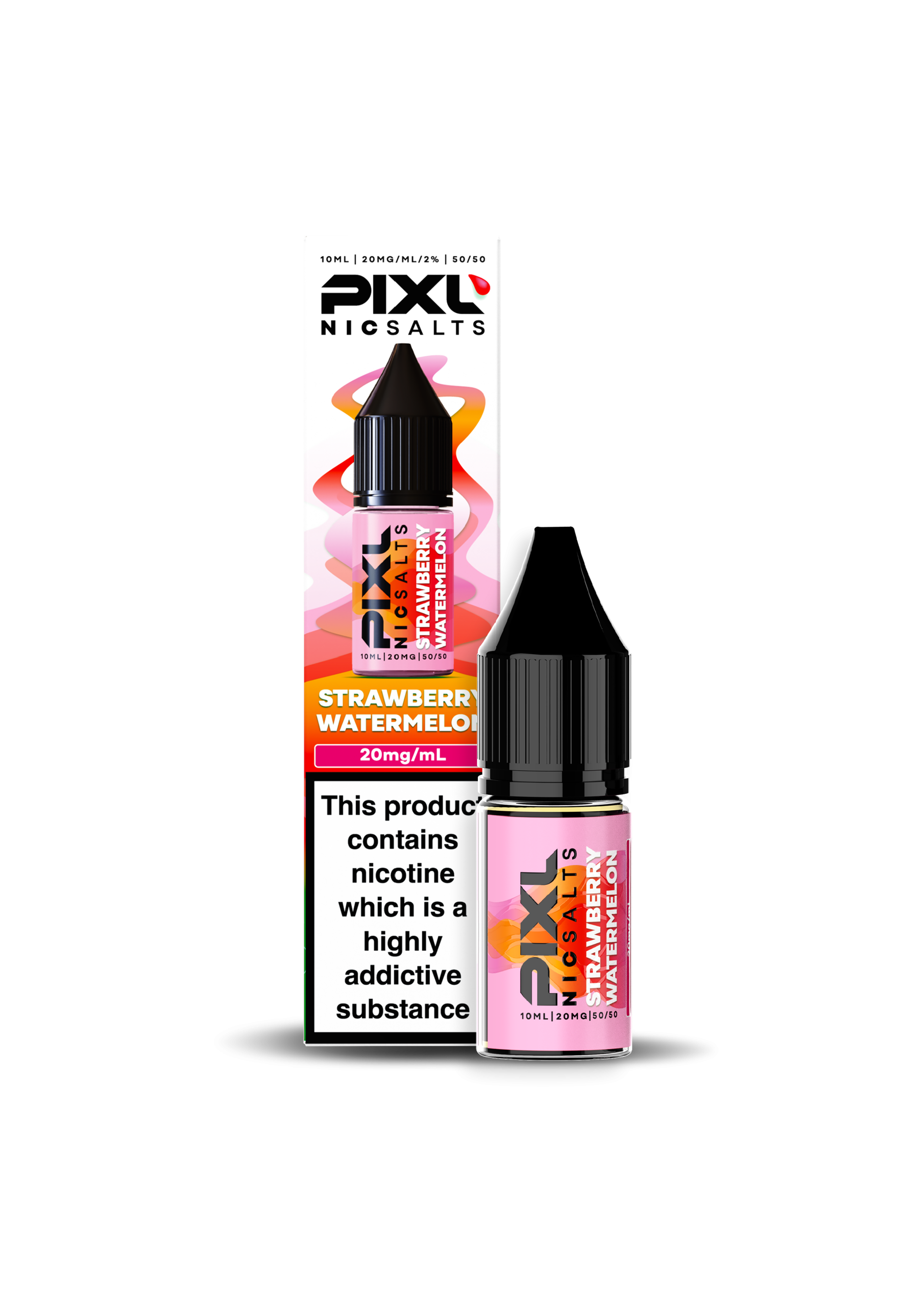PIXL Nic Salt E-Liquid Strawberry Watermelon 10ml – 20mg