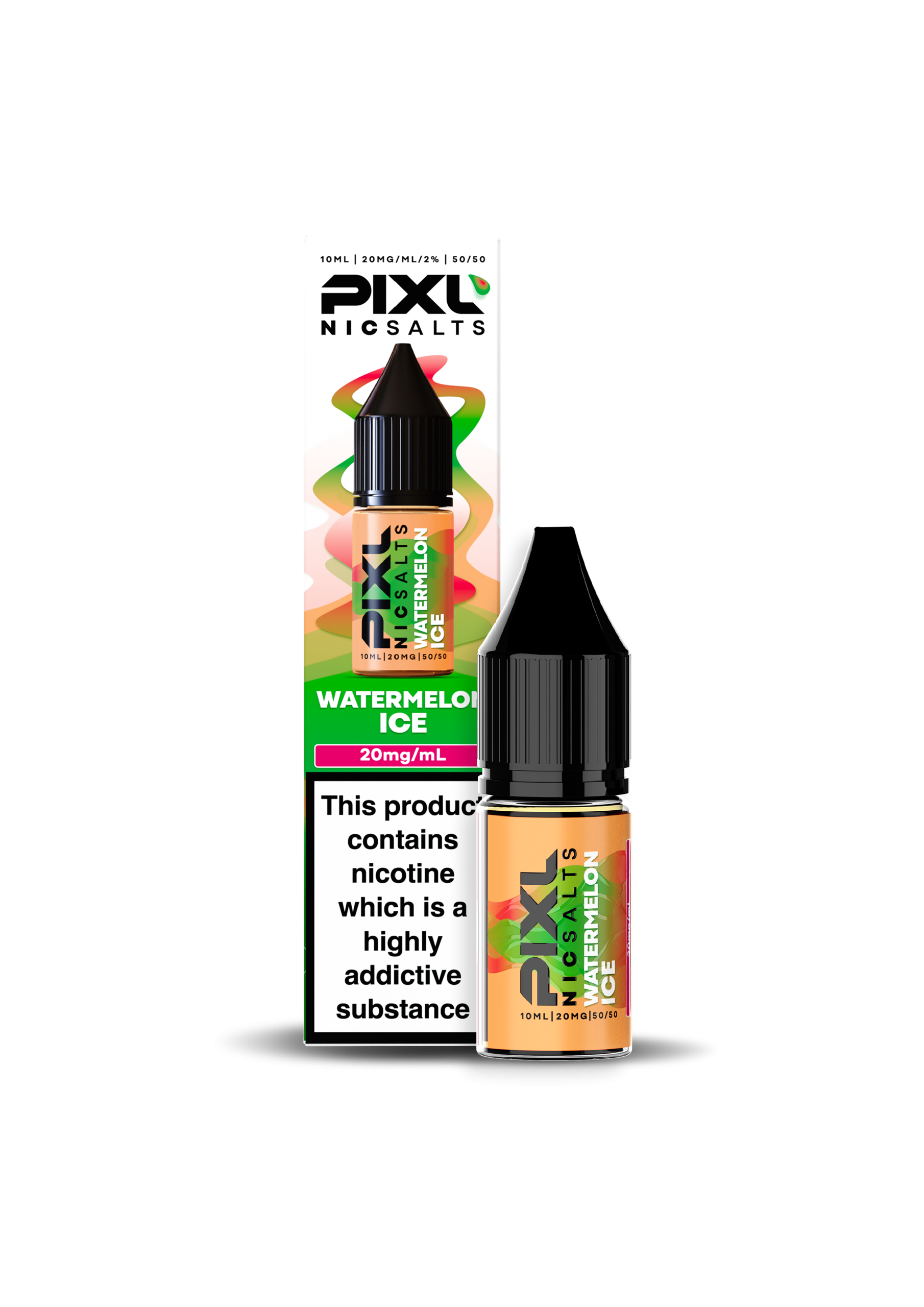 PIXL Nic Salt E-Liquid Watermelon Ice 10ml – 20mg