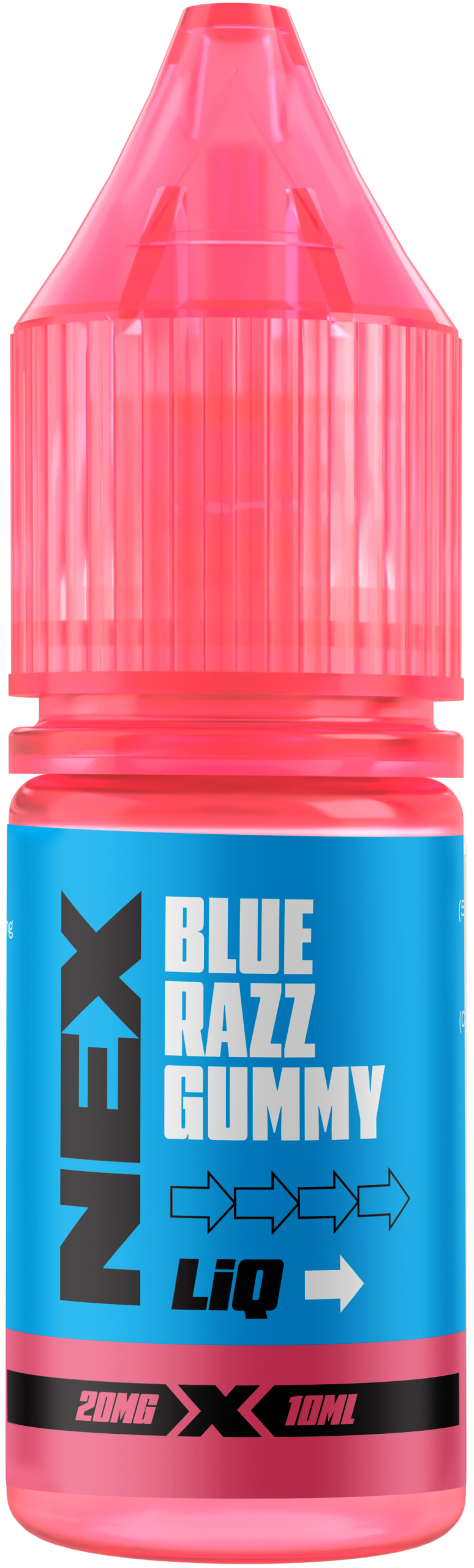 NexLiq by Podsalt - Blue Razz Gummy - Nic Salt E-liquid 10ml – 20mg