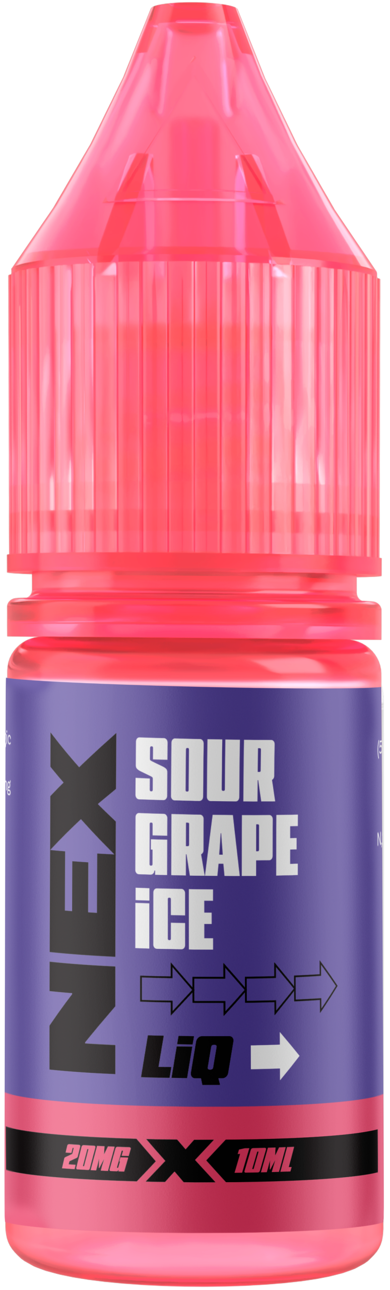 NexLiq by Podsalt - Sour Grape Ice - Nic Salt E-liquid 10ml – 20mg