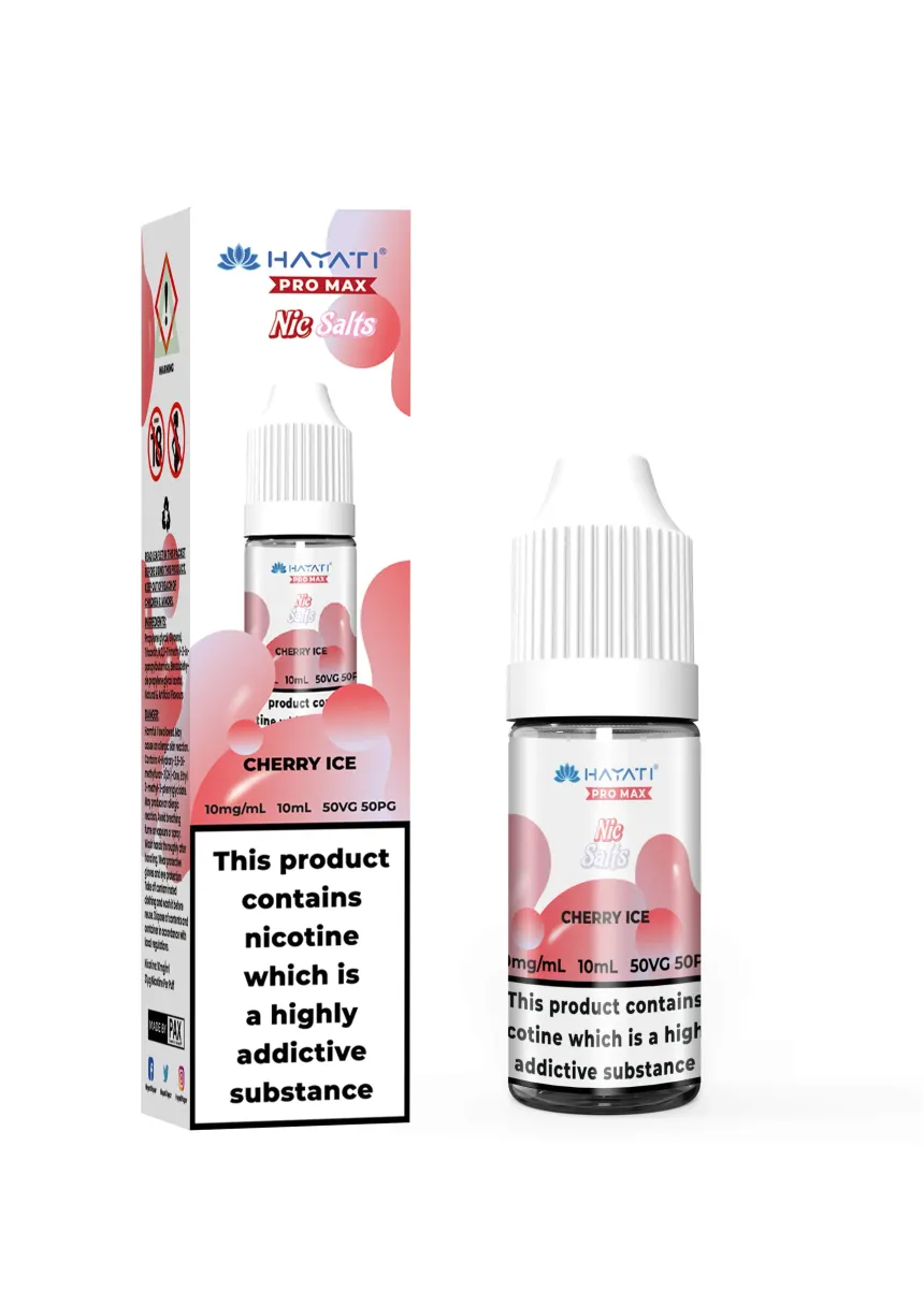 Hayati Pro Max Nic Salts 20mg 10ml - Cherry Ice